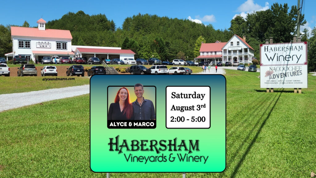 Alyce and Marco at Habersham Winery August 2024