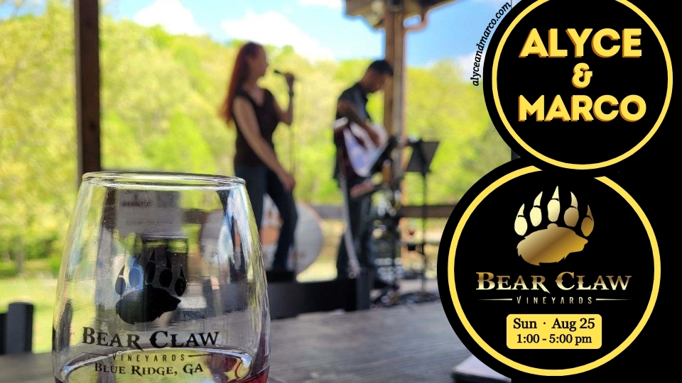 Bear Claw Vineyards Live Music 2024-08-25 from Alyce and Marco
