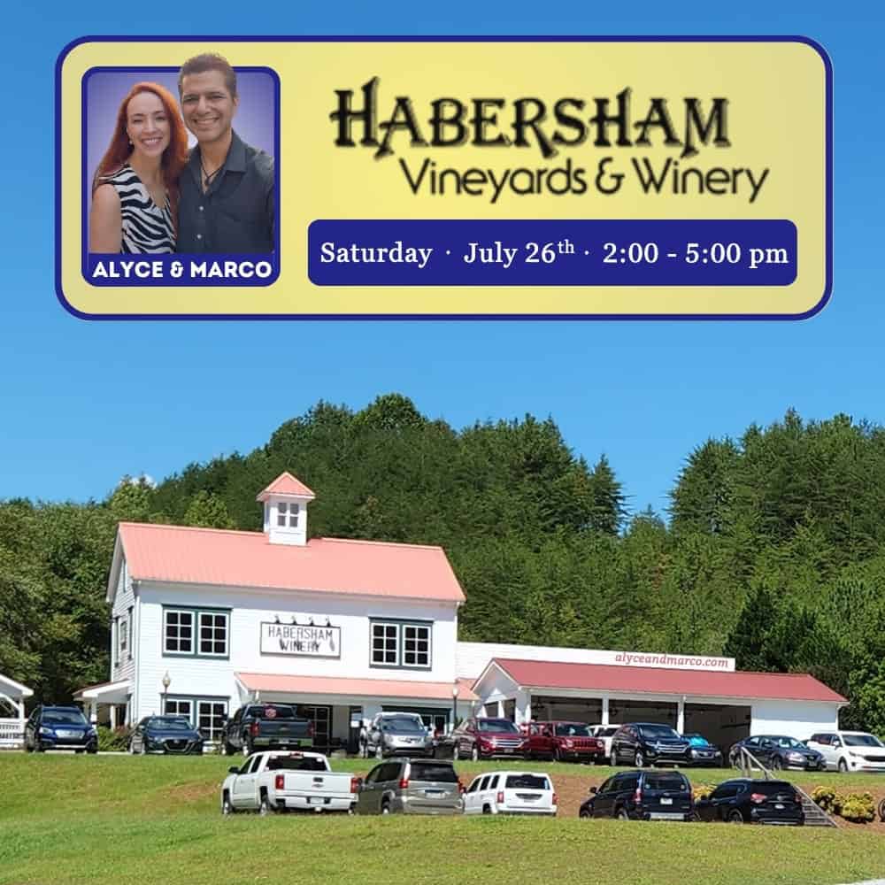 Habersham Vineyards and Winery July 2025 - Live Music from Alyce and Marco