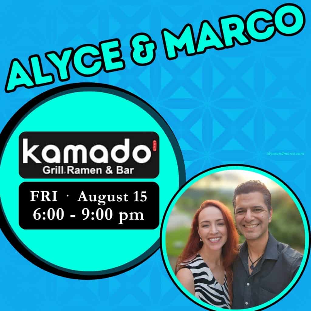 Kamado Grill Stockbridge August 2025 - Live Music from Alyce and Marco