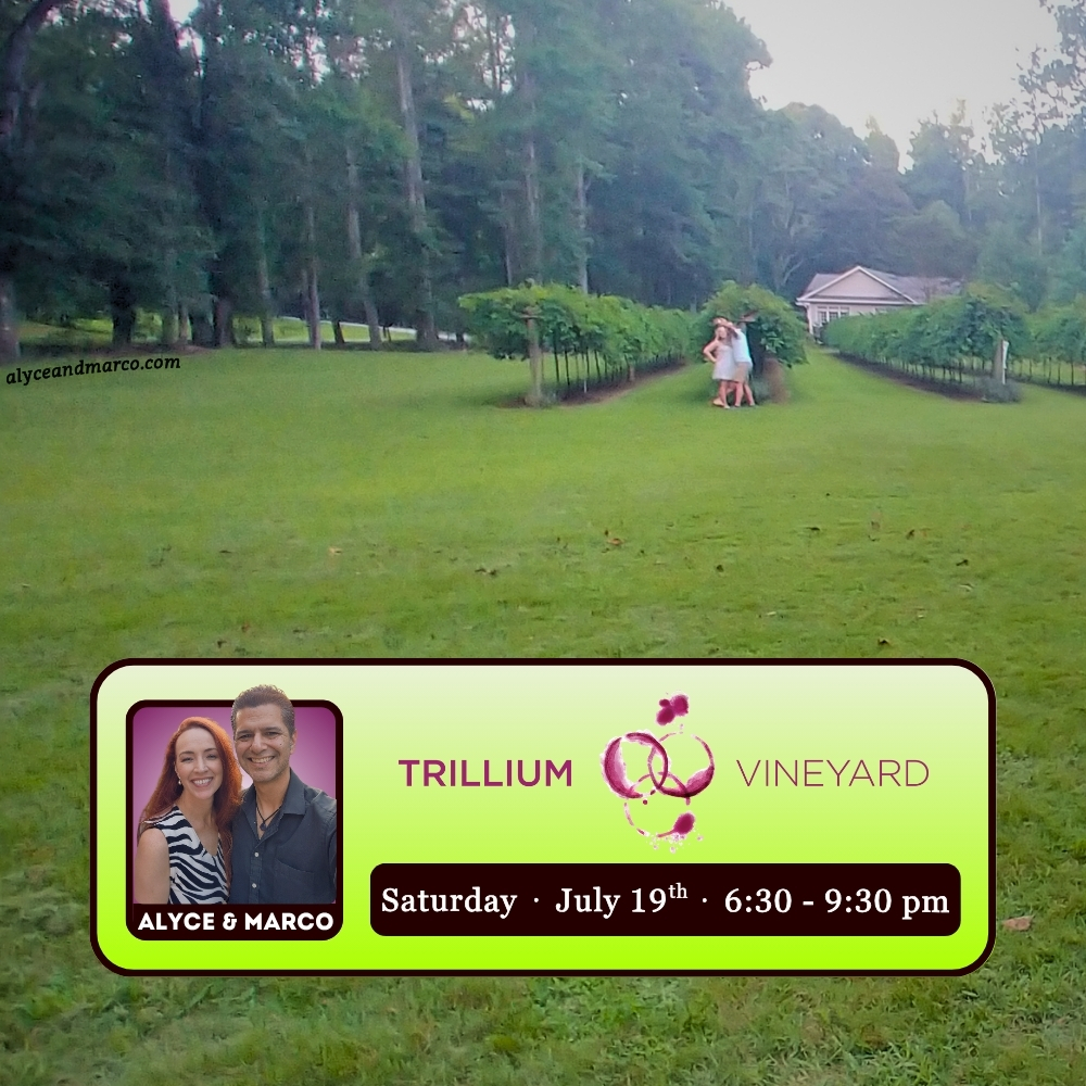 Trillium Vineyard July 2025 - Live Music from Alyce and Marco